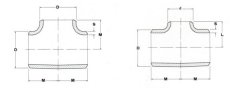 STEEL TEES (STRAIGHT AND REDUCING) ASME/ANSI B16.9
